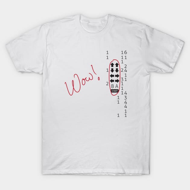 Wow Code T-Shirt by Kent_Zonestar